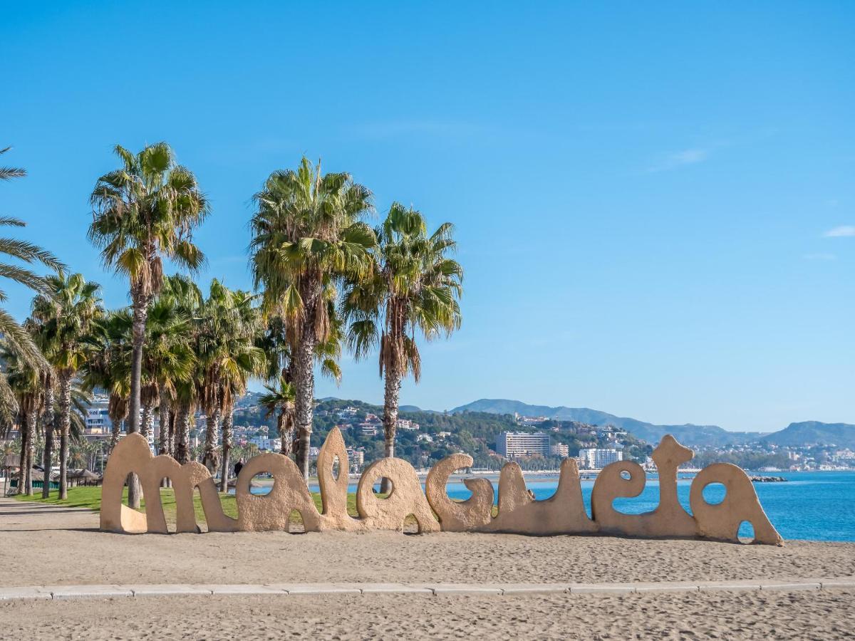La Malagueta Beach - New Release Málaga Exteriör bild